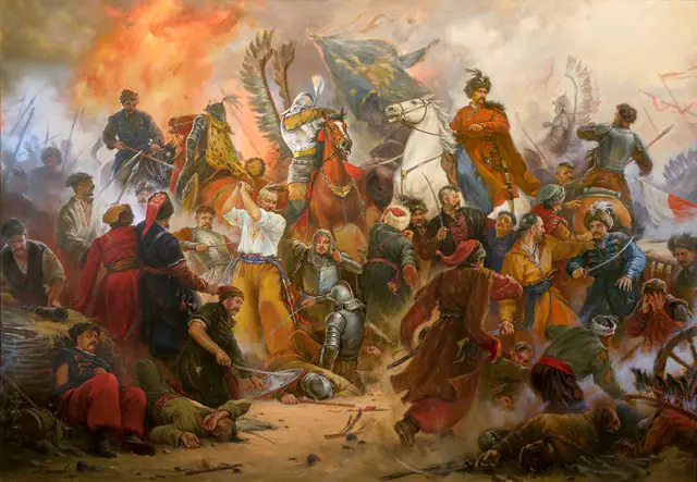 Битва під Берестечком, картина А.Орльонова