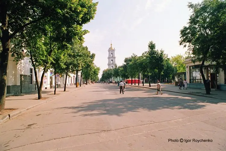 Вулиця Соборна, серпень 1999 року. Фото: Ігор Ройченко