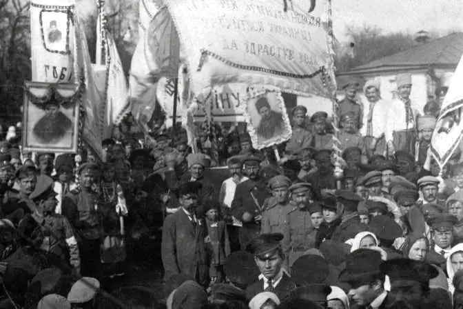 Мітинг на Сумщині.Фото: з фондів Сумського обласного краєзнавчого музею